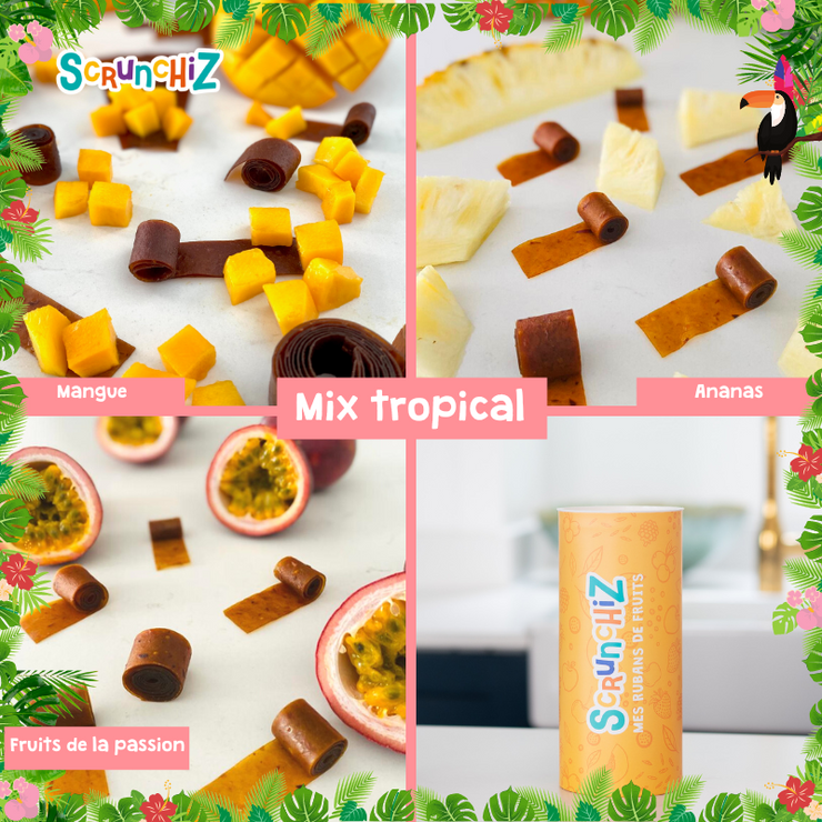 mix tropical scrunchiz